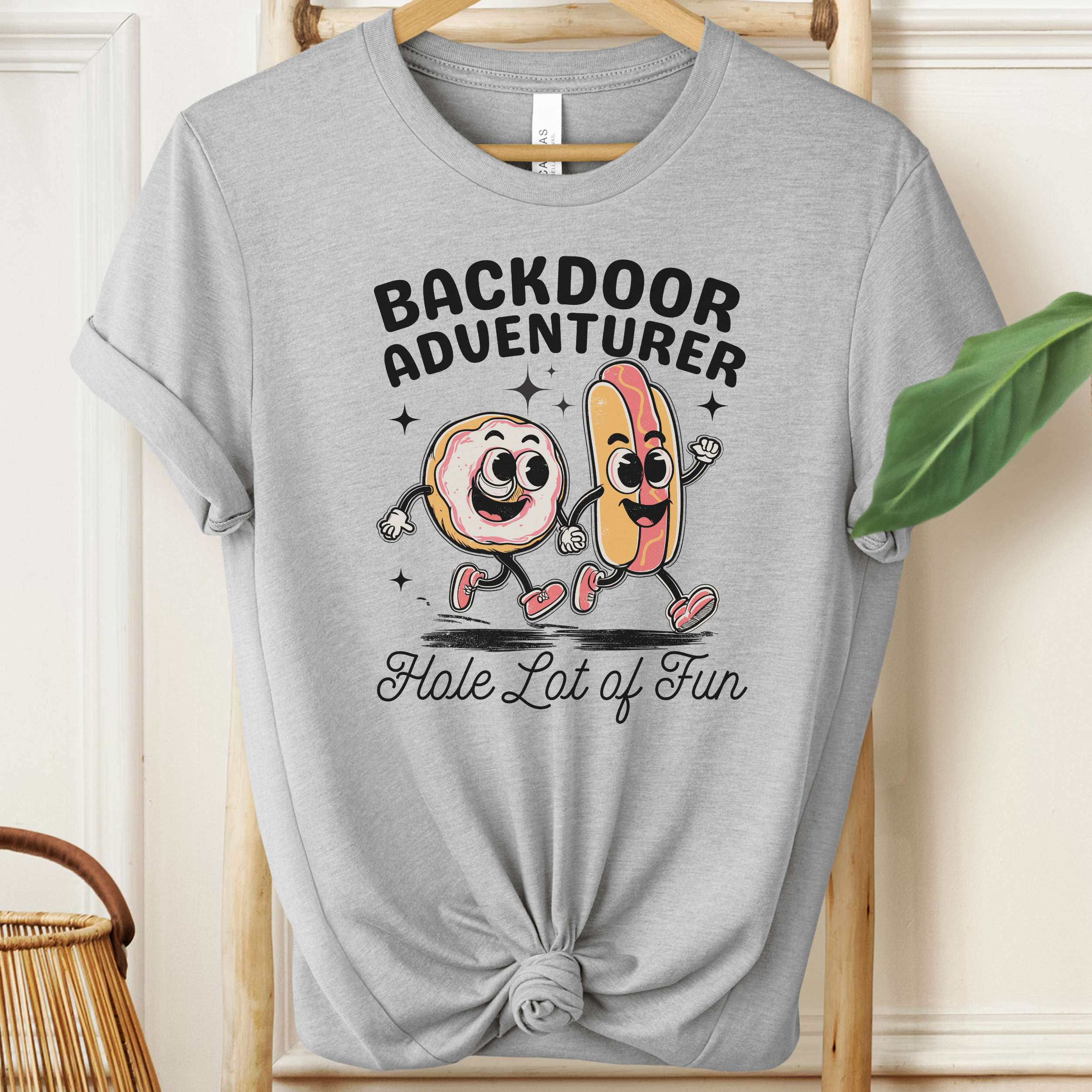 Backdoor Adventurer Shirt Funny Adult Humour T-Shirt