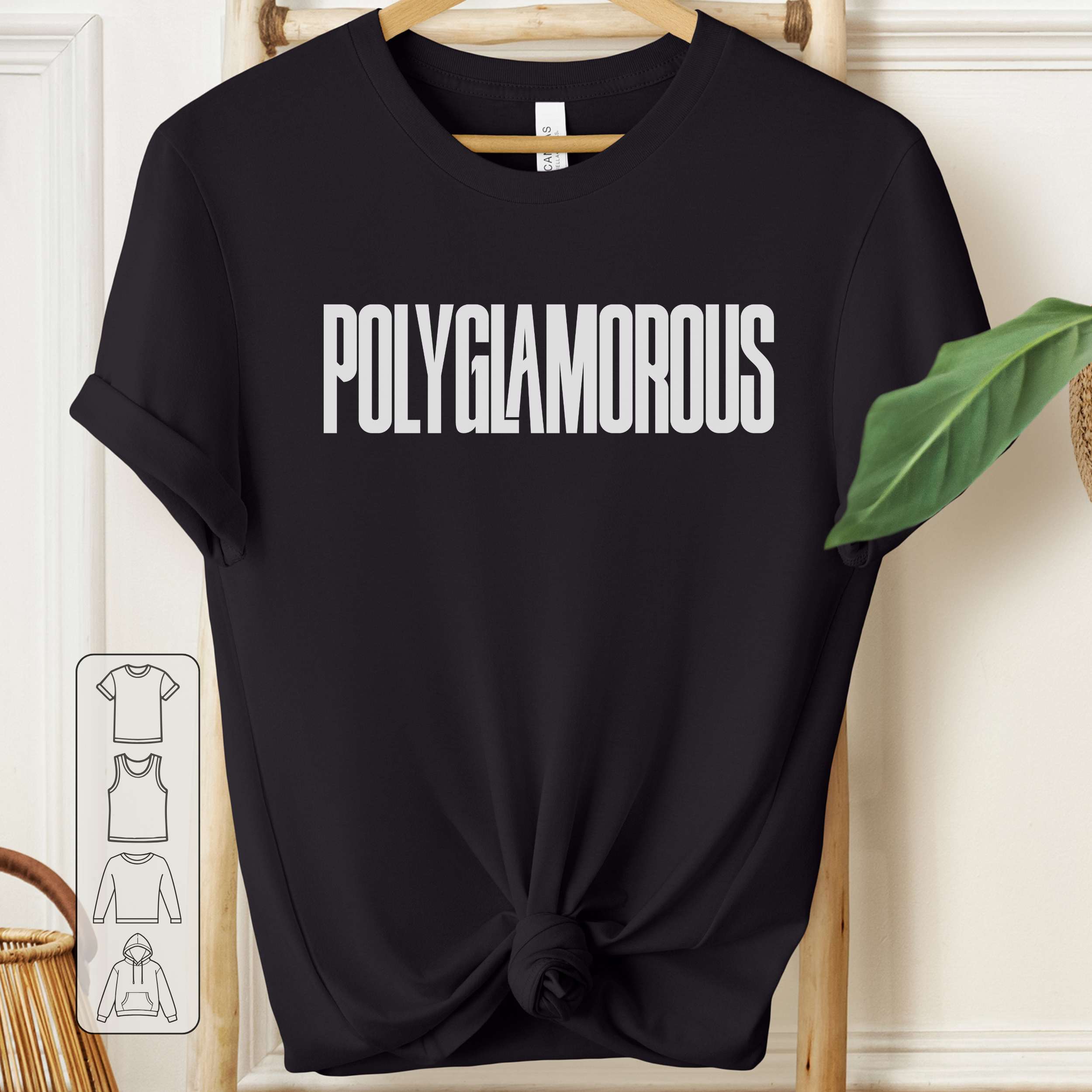Polyglamorous Shirt for ENM & Open Relationships | Polyamory & Non-Monogamy Tee
