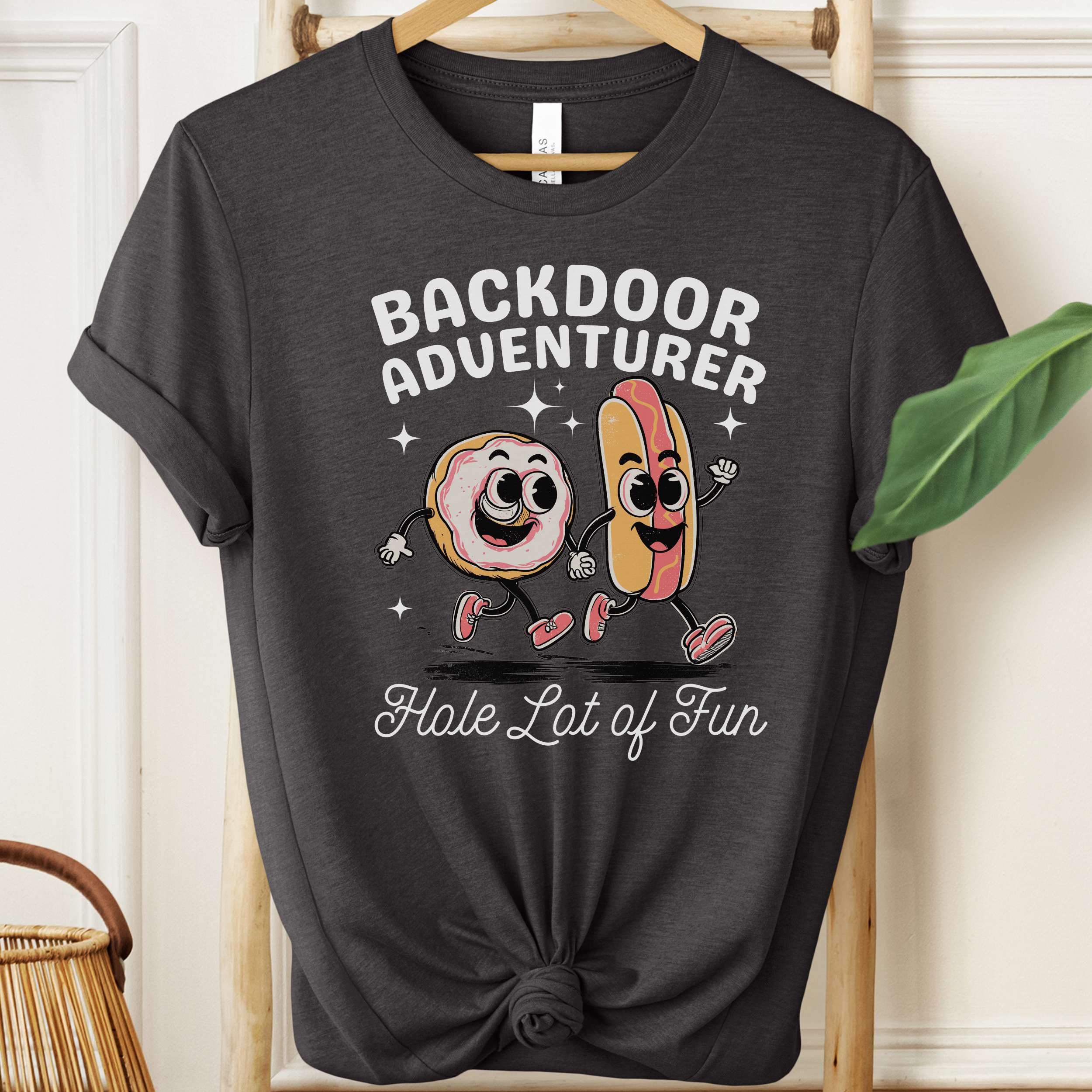 Backdoor Adventurer Shirt Funny Adult Humour T-Shirt
