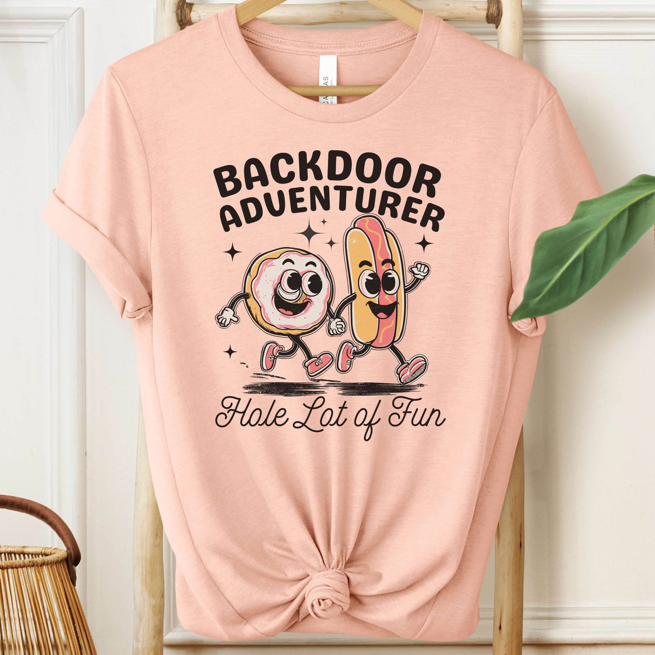 Backdoor Adventurer Shirt Funny Adult Humour T-Shirt