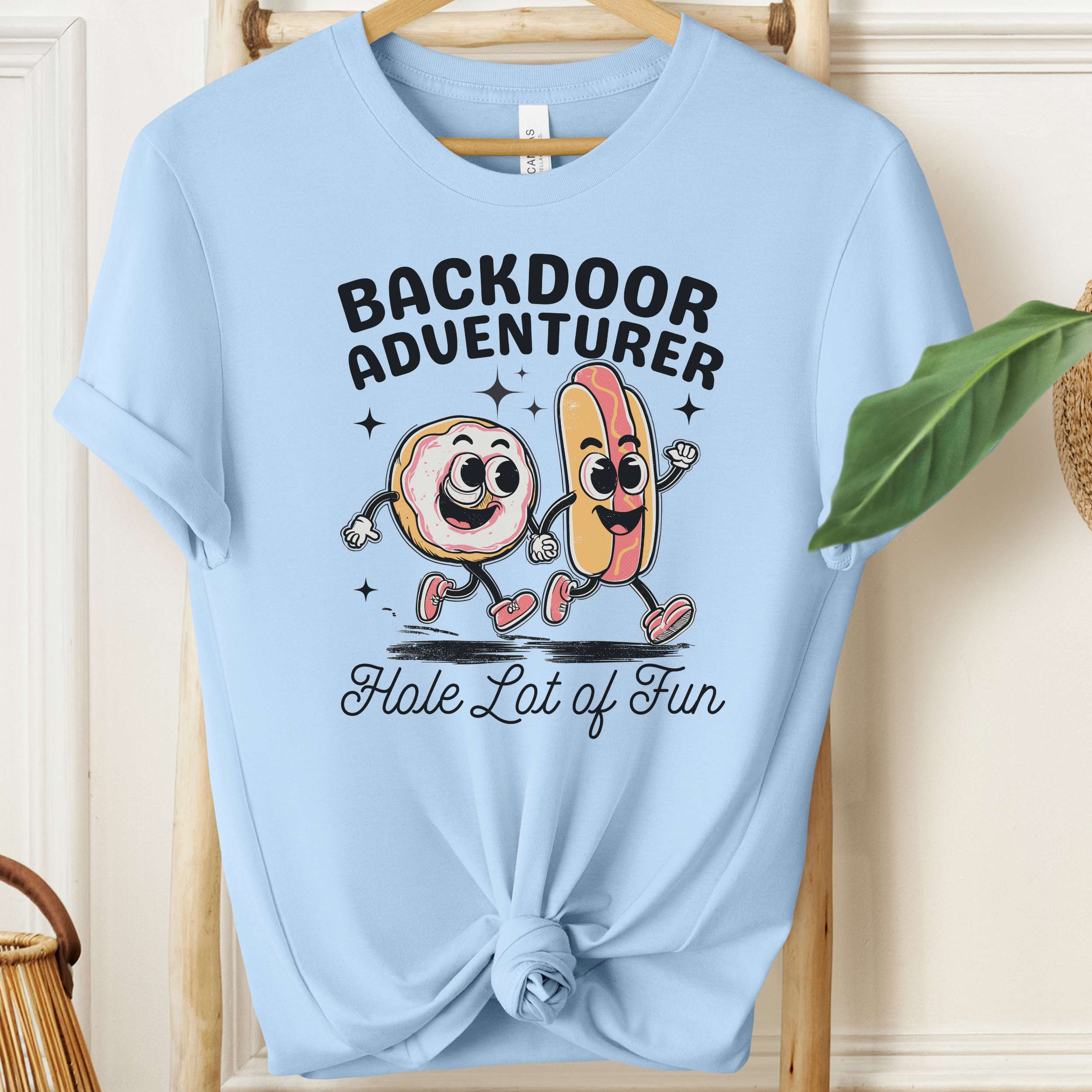 Backdoor Adventurer Shirt Funny Adult Humour T-Shirt