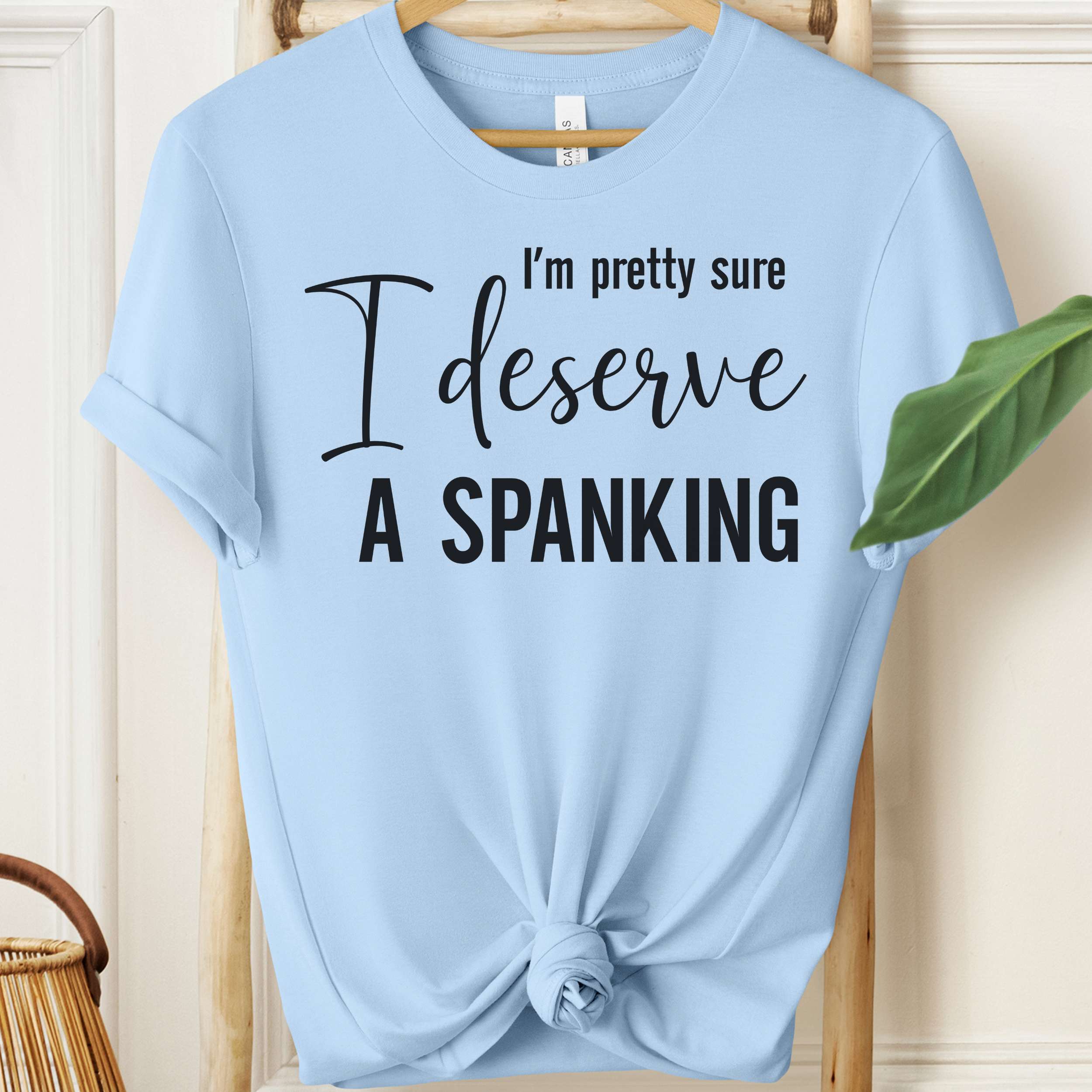 I’m Pretty Sure I Deserve a Spanking Tee 