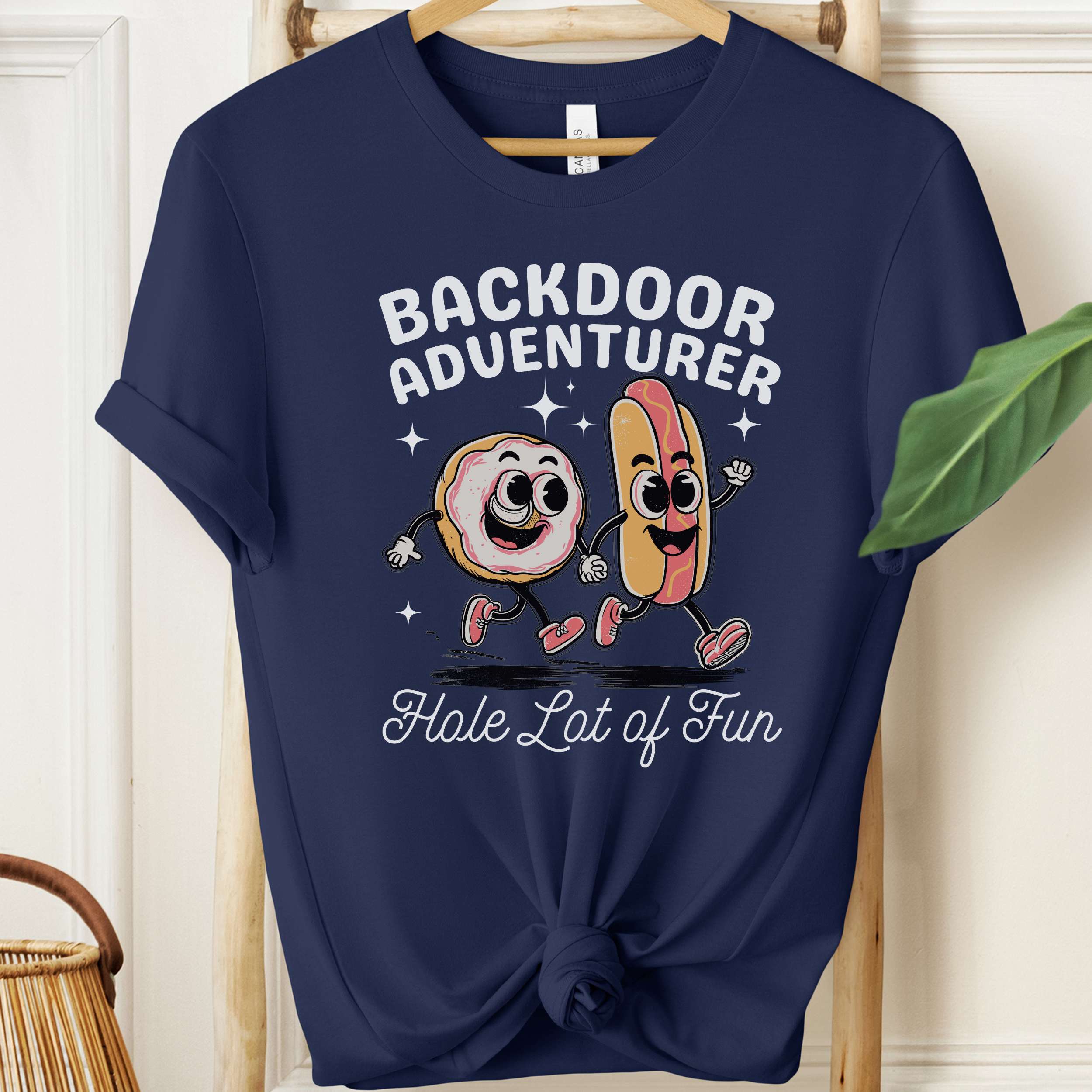 Backdoor Adventurer Shirt Funny Adult Humour T-Shirt