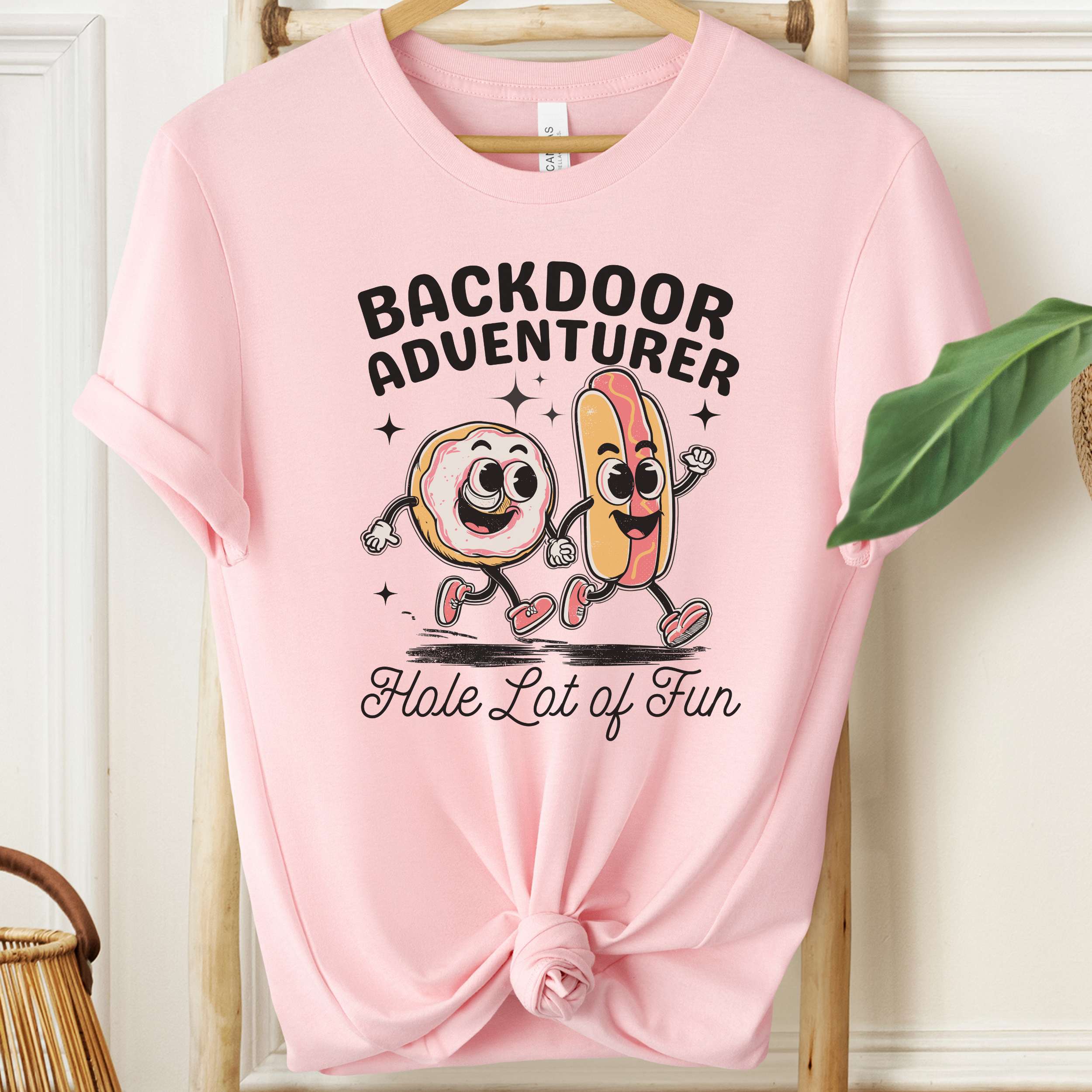 Backdoor Adventurer Shirt Funny Adult Humour T-Shirt