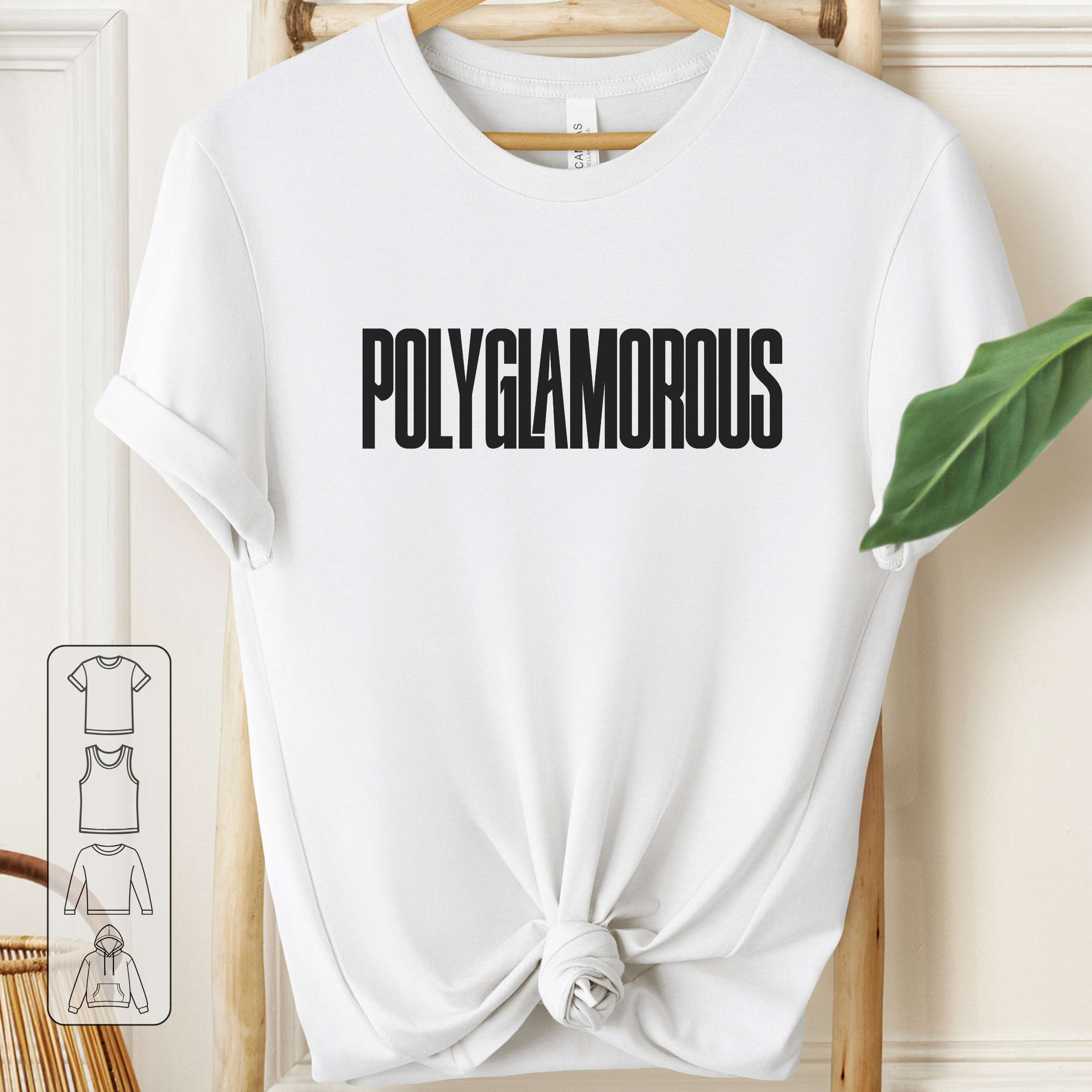 Polyglamorous Shirt for ENM & Open Relationships | Polyamory & Non-Monogamy Tee